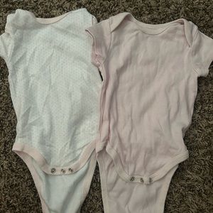 6 month onesies (2) Little Me